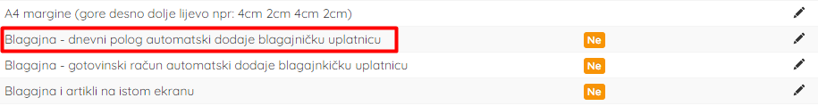 Automatska izrada uplatnica - korak 4