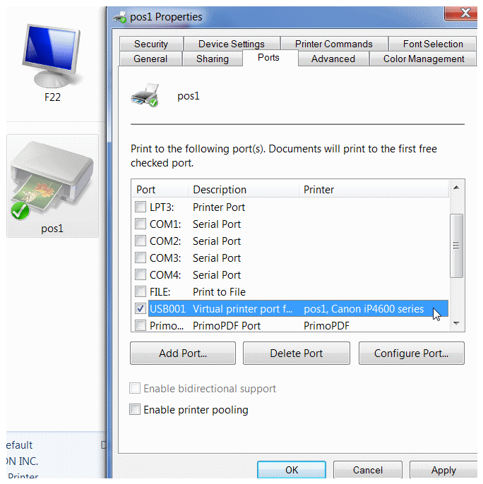 Instalacija POS printera